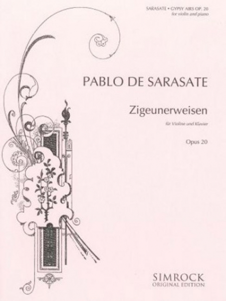 Zigeunerweisen op.20 für Violine und Klavier