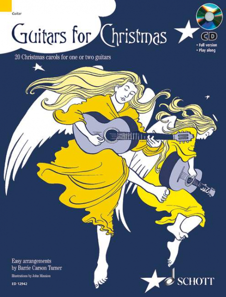 Guitars for Christmas (+CD) - 20 Christmas Carols for 1-2 guitars (en)