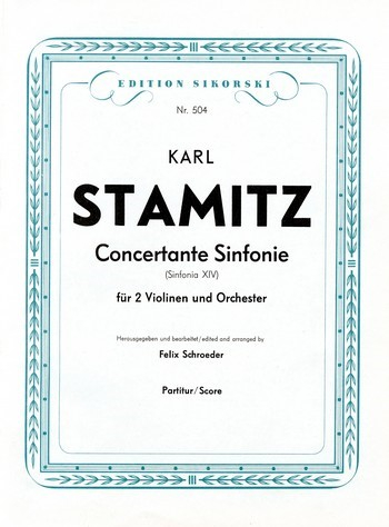 Konzertante Sinfonie D-Dur für 2 Violinen und Orchester