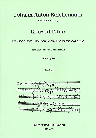 Konzert F-Dur für Oboe, 2 Violinen, Viola und Bc