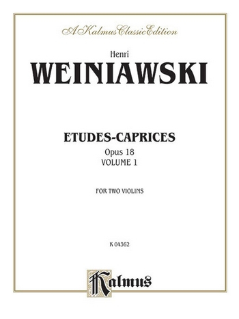 Etudes-Caprices Op.18 vol.1 for 2 violins