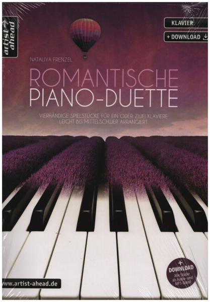 Romantische Piano-Duette (+Online Audio) für 1-2 Klaviere