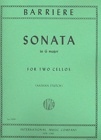 Sonata G major for 2 violoncellos