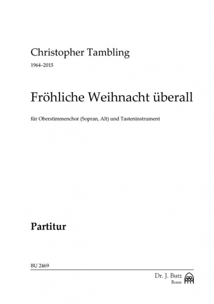 Fröhliche Weihnacht überall für Frauenchor und Tasteninstrument