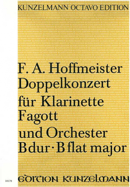 Konzert B-Dur für Klarinette, Fagott und Orchester