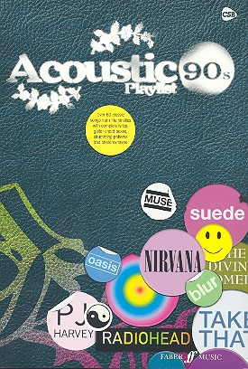 Acoustic 90s Playlist: songbook for guitar