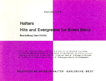 Halters Hits and Evergreens Band 1 für Blasorchester