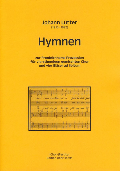 Hymnen für gem Chor a cappella (4 Bläser ad lib)