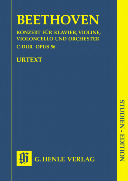 Konzert C-Dur op.56 für Klavier, Violine, Violoncello und Orchester