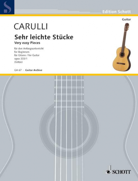 18 sehr leichte Stücke für den Anfangsunterricht op.333 für 2 Gitarren