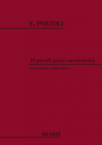 10 piccoli pezzi caratteristici per pianoforte a 4 mani