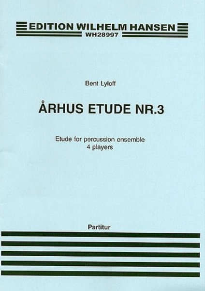 Arhus Etude No. 3 for percussion ensemble (4 players)