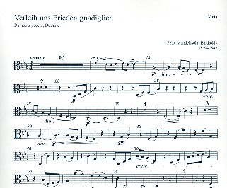 Verleih uns Frieden gnädiglich Choralkantate für Chor und Orchester