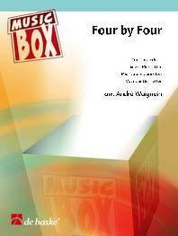 Four by Four für 4 Flöten Partitur und Stimmen