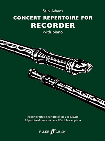 Concert repertoire for recorder with piano