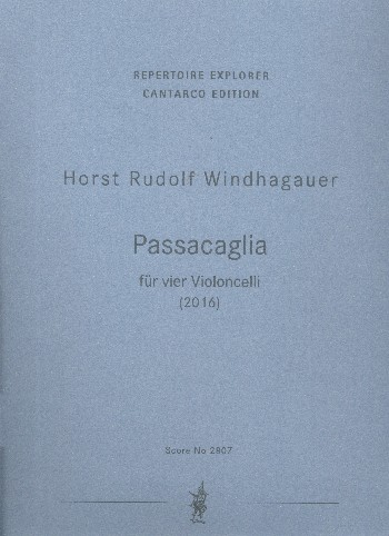 Passacaglia für 4 Violoncelli