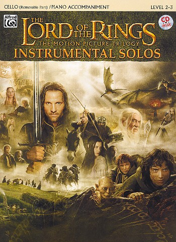 The Lord of the Rings (+CD) for cello and piano