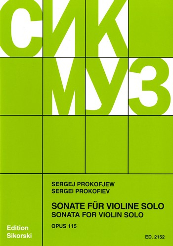 Sonate op.115 für Violine solo