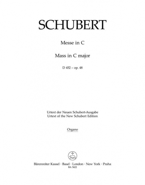 Messe C-Dur op.48 D452 für Soli, Chor, Orchester und Orgel