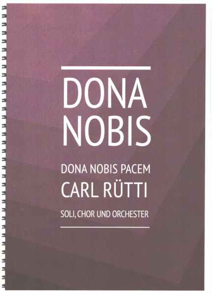 Dona nobis pacem für Soli, gem Chor und Orchester