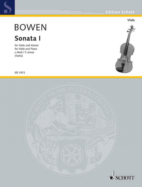 Sonata Nr. 1 c-Moll op. 18 für Viola und Klavier