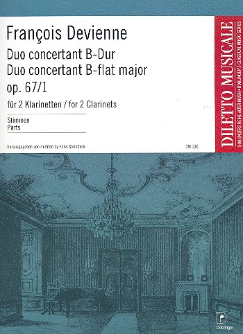 Duo concertant Nr.1 für 2 Klarinetten