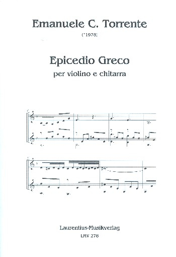 Epicedio Greco für Violine und Gitarre