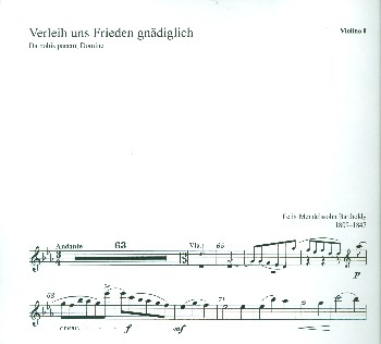 Verleih uns Frieden gnädiglich Choralkantate für Chor und Orchester