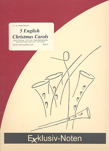 5 English Christmas Carols für 4 Saxophone (S(A)ATBar)