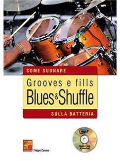 MI0318 Grooves e fills blues &amp; shuffle sulla batteria