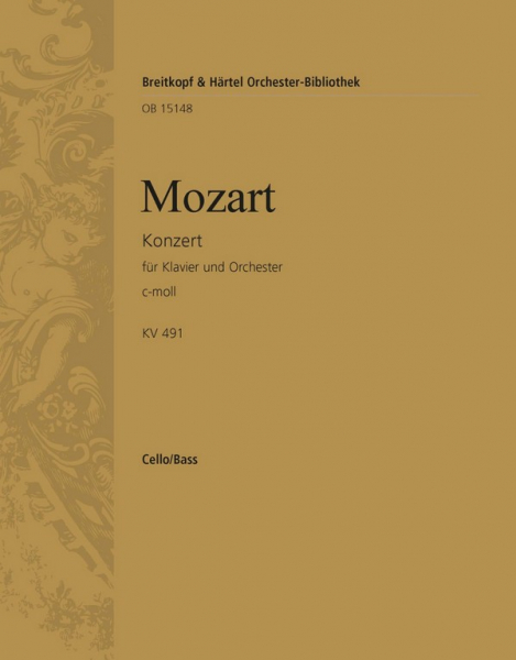 Konzert c-Moll Nr.24 KV491 für Klavier und Orchester