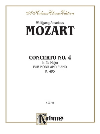 Concerto in Eb Major KV495 for Horn and Concerto for horn and piano