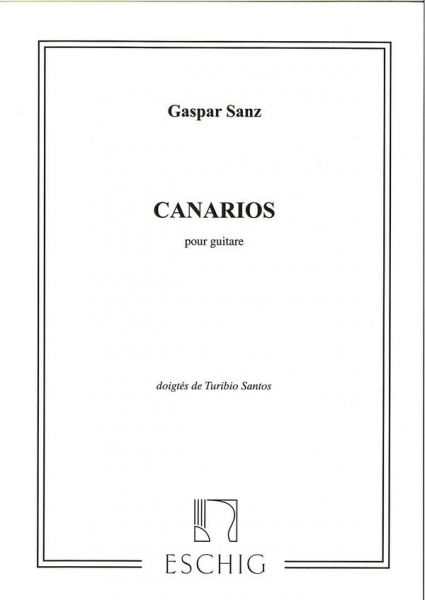 Canarios 15 diferencias escogidas sobre el Canario pour guitare