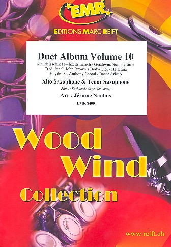 Duet Album vol.10 for 2 saxophones (AT) (piano/keyboard/organ ad lib)