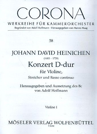 Konzert D-Dur für Violine, Streicher und Bc