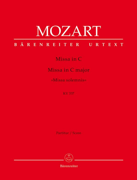 Missa solemnis C-Dur KV337 für Soli, Chor und Orchester