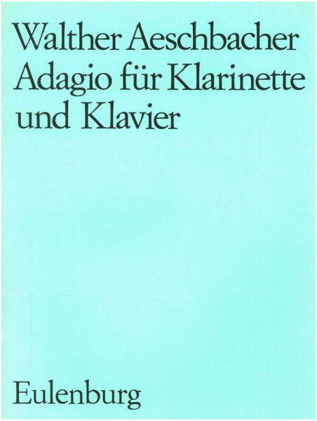 Adagio für Klarinette und Klavier