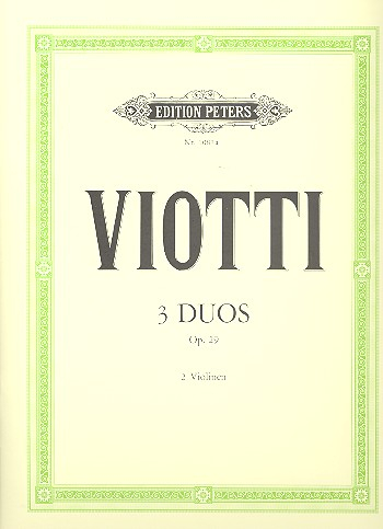 Duos op.29 für 2 Violinen