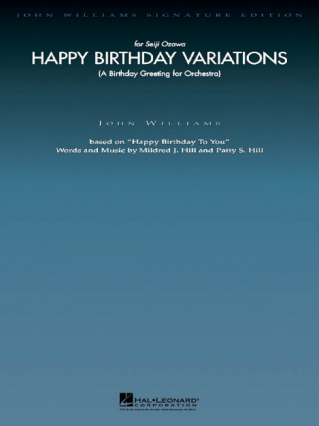 Happy Birthday Variations for orchestra