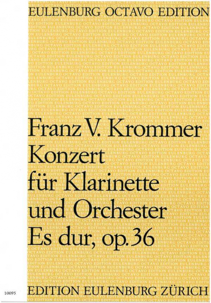 Konzert Es-Dur op.36 für Klarinette und Orchester