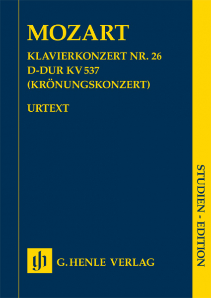 Klavierkonzert D-Dur KV 537 Nr. 26 für Klavier und Orchester