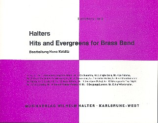 Halters Hits and Evergreens Band 1 für Blasorchester