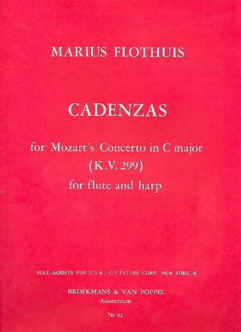 Cadenzas for Mozart&#039;s Concerto KV299 for flute and harp