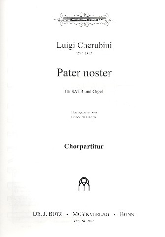 Pater noster für gem Chor und Orgel