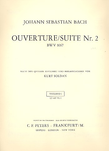 Ouvertüre h-Moll Nr.2 BWV1067 für Orchester