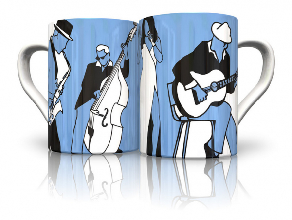 Tasse &#039;Blues&#039; Bone China Mug