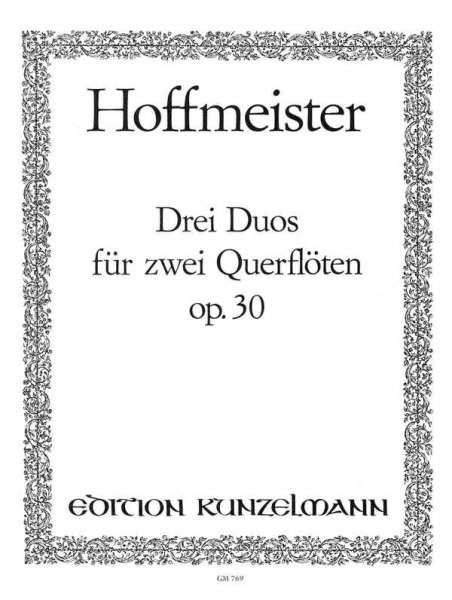 3 Duos op.30 für 2 Flöten