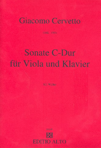 Sonate C-Dur für Viola und Klavier