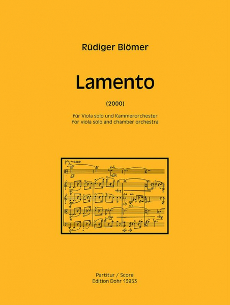 Lamento für Viola und Kammerorchester