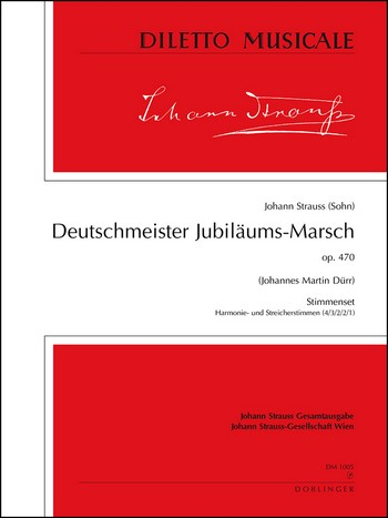 Deutschmeister Jubiläums-Marsch op.470 für Orchester